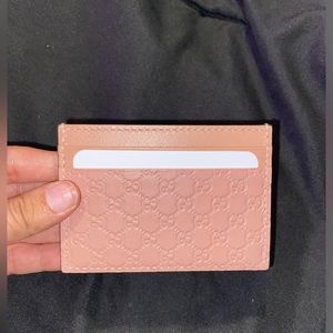 Authentic Gucci Microguccisimma cardholder